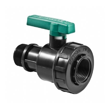 3/4" - 2" Kaplin Küresel Vana Erkek - Dişi (E-D)