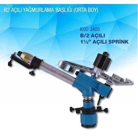 1 1/2" B/2 AÇILI YAĞMURLAMA BAŞLIĞI METSAN - 3405