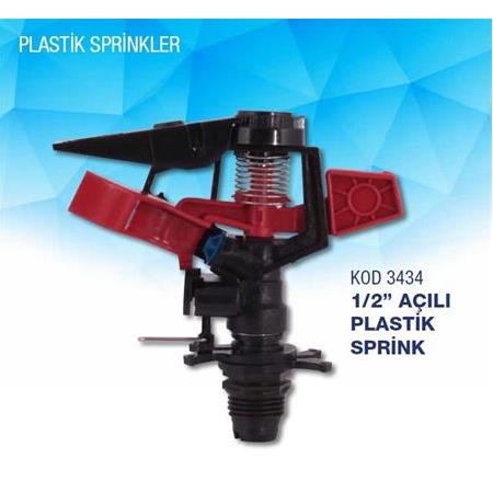 1/2" TS 80B2 AÇILI PLASTİK SPRİNK (ELGO MODELİ) METSAN - 3434