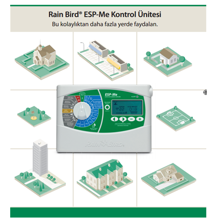 RAİNBİRD ESP Modüler Serisi Standart 4 istasyonlu Kontrol Ünitesi